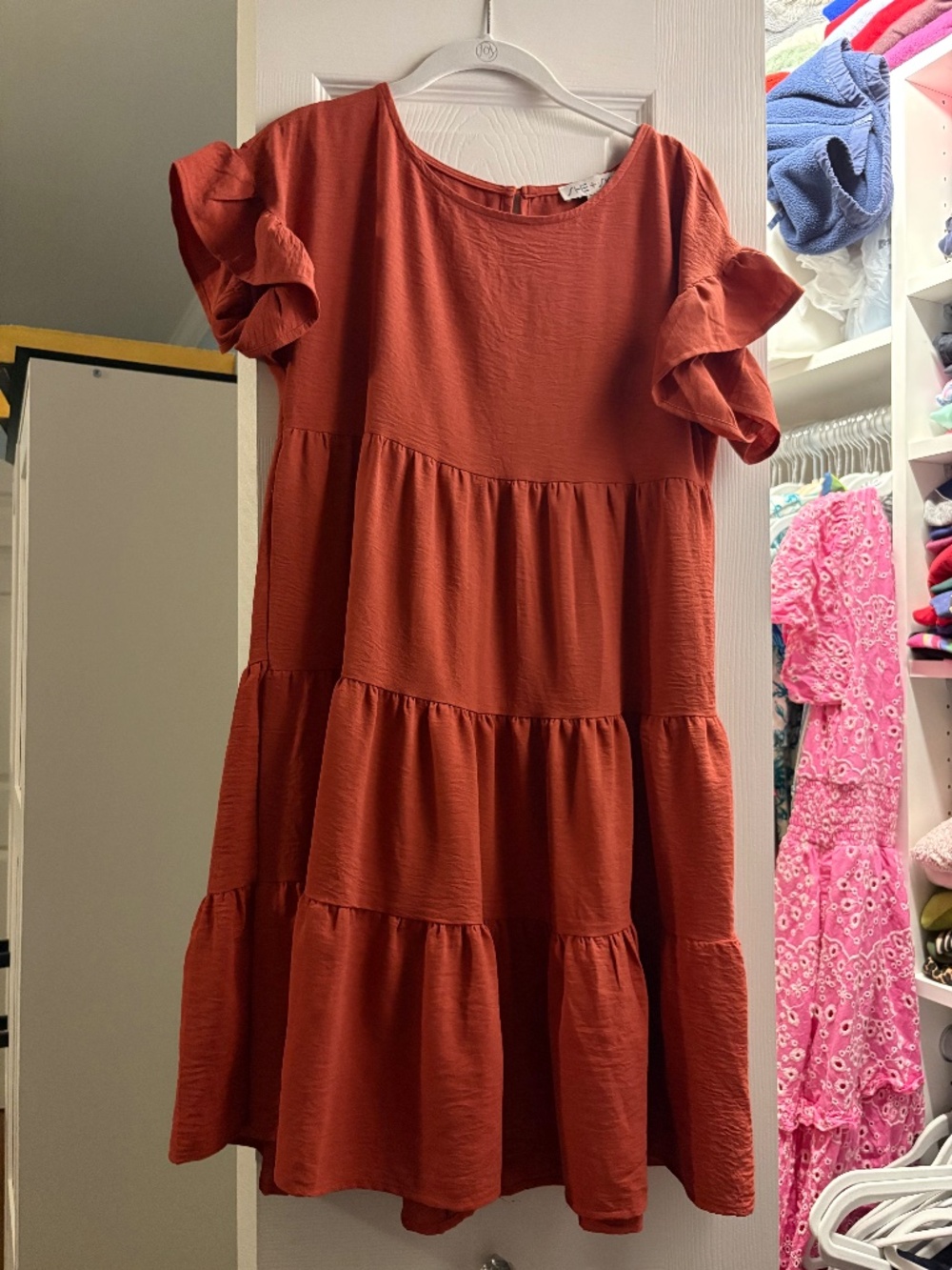 S rust colored dress